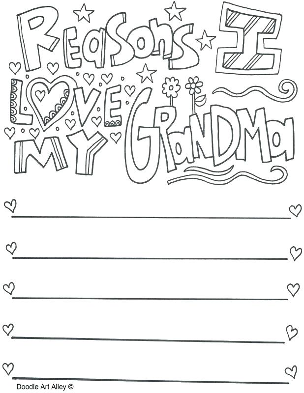 I Love You Grandma Coloring Pages Happy Grandparents Day Coloring 618x800 I Love You Grandma Coloring Pages Happy Grandparents Day Coloring