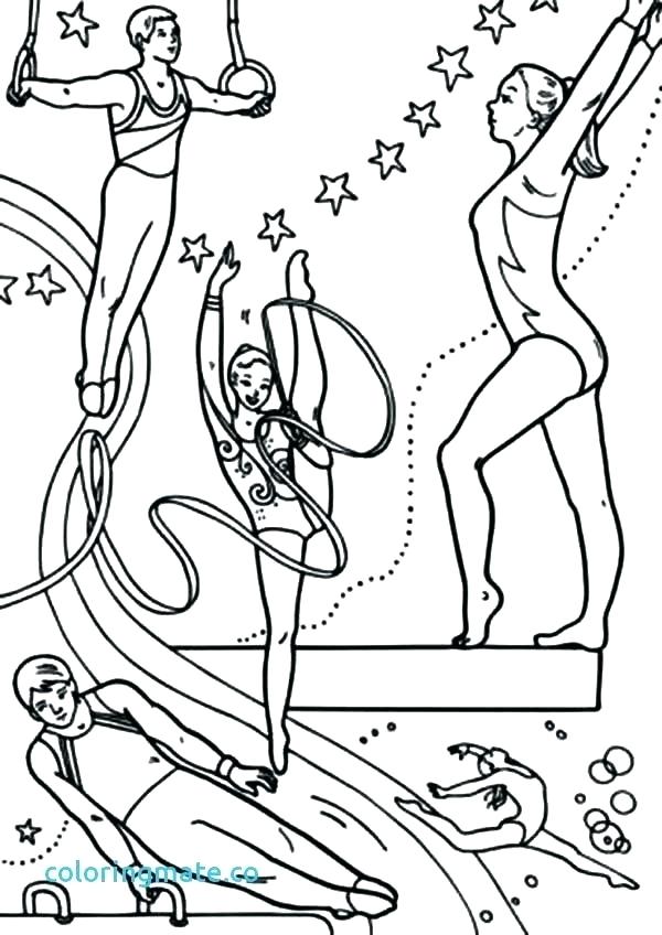 600x848 Gymnastics Coloring Book Perfect Gymnastics Coloring Book Plus