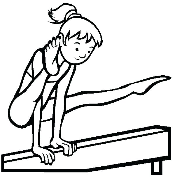 I Love Gymnastics Coloring Pages at GetColorings.com | Free printable ...