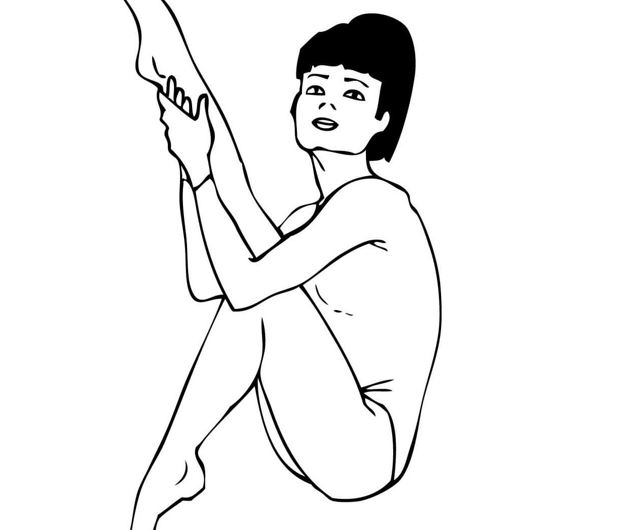 1224x1050 Coloring For Kids Gymnastics Sport Pages 6 Rjl Source Balance Beam