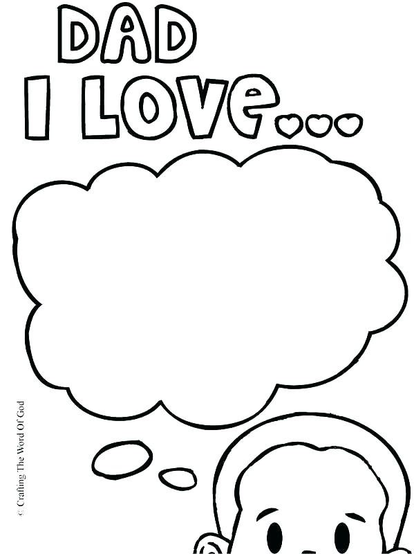 I Love My Daddy Coloring Pages at GetColorings.com | Free printable