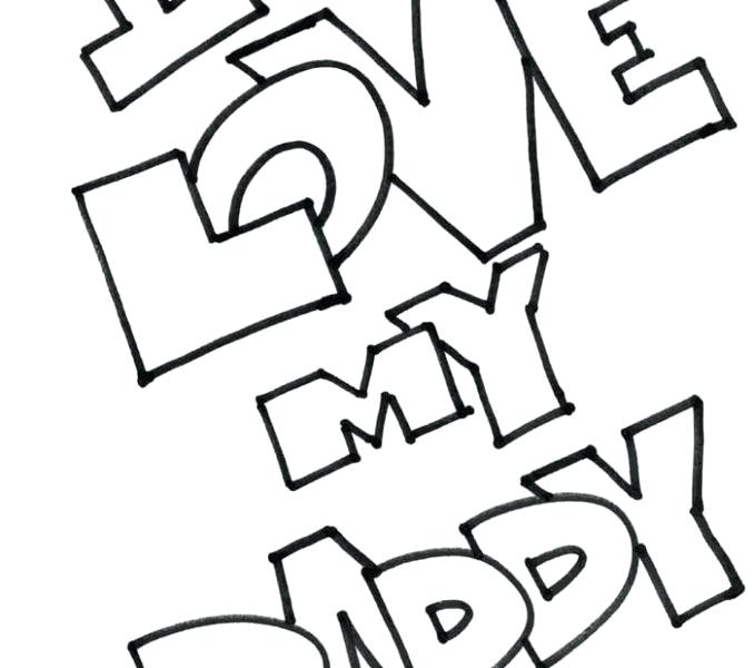 678x600 Happy Birthday Daddy Love You Coloring Pages Kids Coloring My