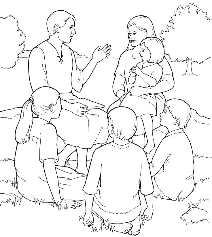 Lds Coloring Pages Family Professional 736x824 Lds Coloring Pages Family Professional