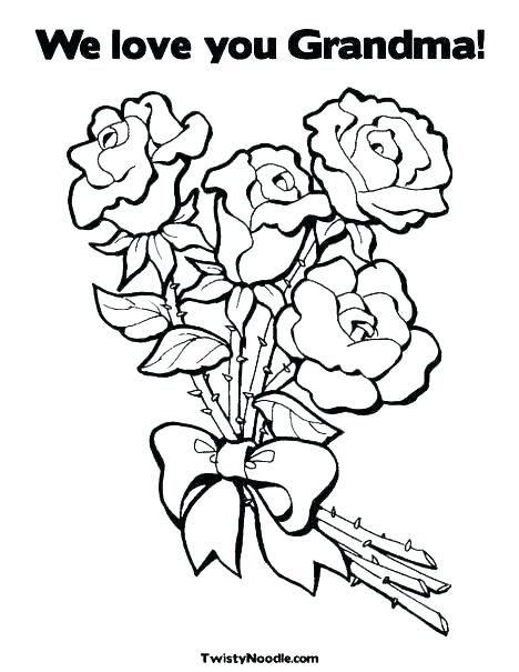 I Love Grandma Coloring Pages Heart With Flowers Coloring Page I 468x605 I Love Grandma Coloring Pages Heart With Flowers Coloring Page I