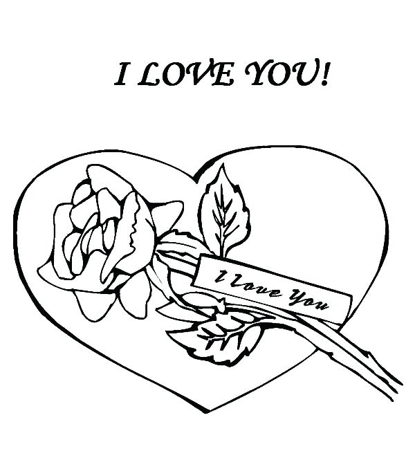 I Love You Coloring Sheets 600x678 I Love You Coloring Sheets