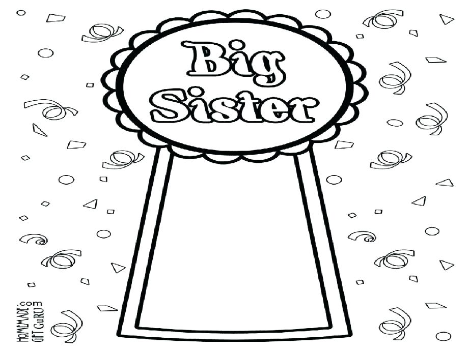 I Love My Sister Coloring Pages 921x690 I Love My Sister Coloring Pages
