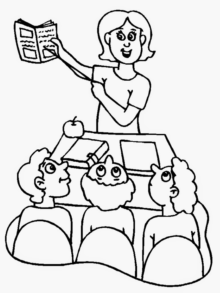 I Love My Teacher Coloring Pages at GetColorings.com | Free printable