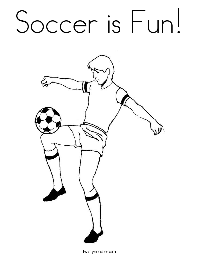 Soccer Is Fun Coloring Page 685x886 Soccer Is Fun Coloring Page