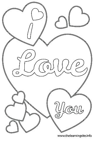 320x480 I Love You Coloring Pages Love You Coloring Pages Free Printable I