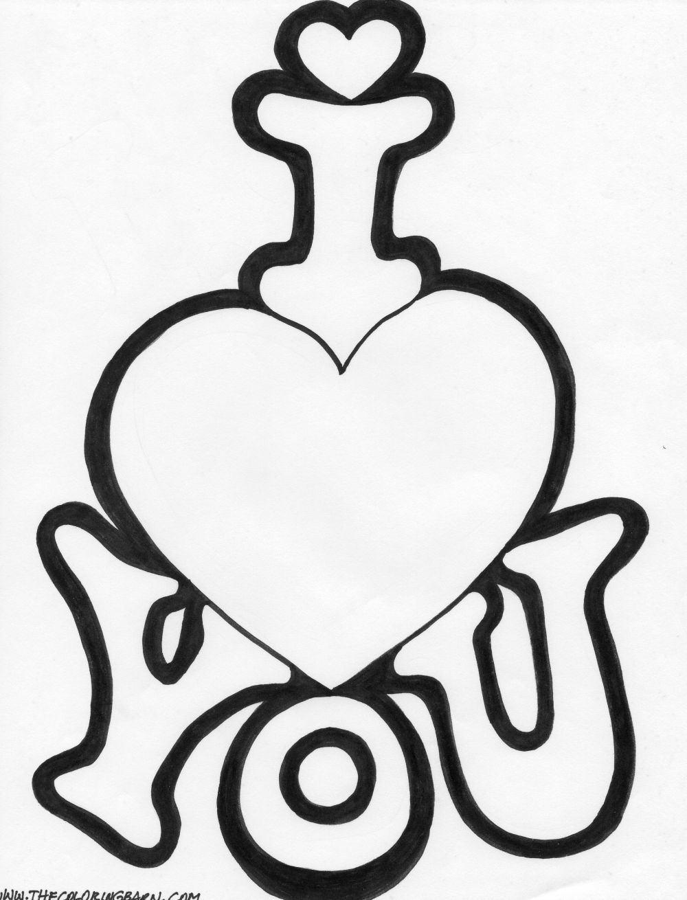 I Love You Coloring Pages 1000x1310 I Love You Coloring Pages