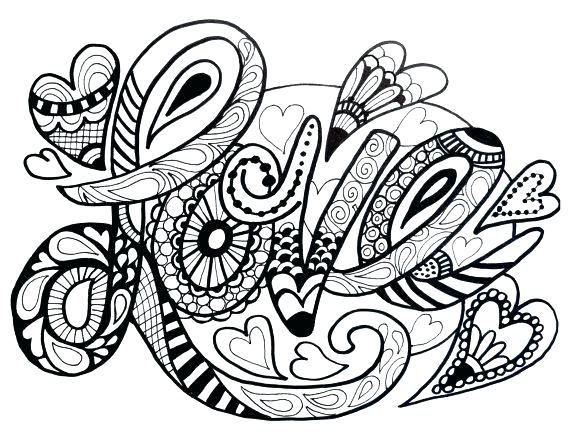 Love Coloring Pages Love Coloring Pages Adult Colouring Hearts 570x440 Love Coloring Pages Love Coloring Pages Adult Colouring Hearts