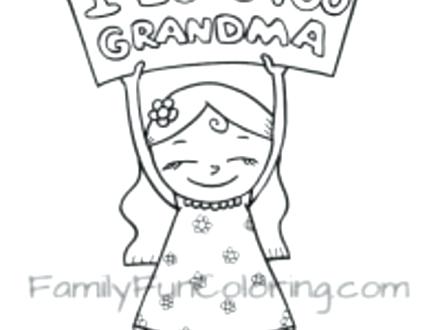 Grandma Coloring Pages I Love You Coloring Pages Free Printable 440x330 Grandma Coloring Pages I Love You Coloring Pages Free Printable