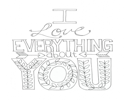 I Love You Coloring Pages For Adults at GetColorings.com | Free ...