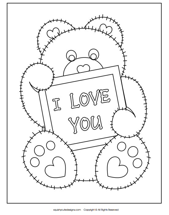 I Love You Coloring Pages Printable Coloring Pages 551x700 I Love You Coloring Pages Printable Coloring Pages