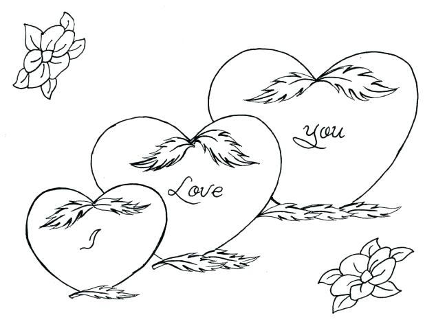 618x472 I Love You Coloring Pages Love Love Coloring Pages I Love You