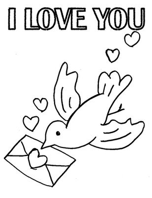 309x400 I Love You Printable Kids Coloring Pages Valentines Coloring
