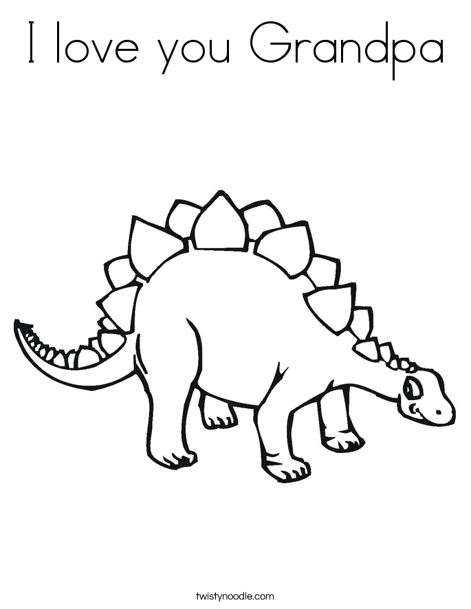 I Love Grandpa Coloring Pages 685x886 I Love Grandpa Coloring Pages
