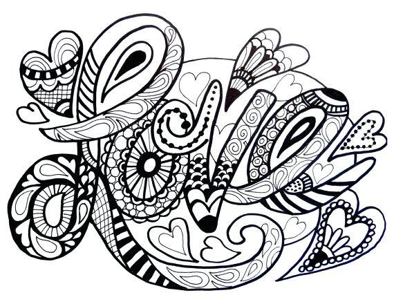 Love Coloring Pages Love Coloring Pages Printable Coloring Image I 570x440 Love Coloring Pages Love Coloring Pages Printable Coloring Image I