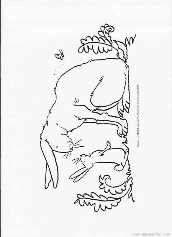 583x800 Guess How Much I Love You Sam Mcbratney Coloring Pages 3