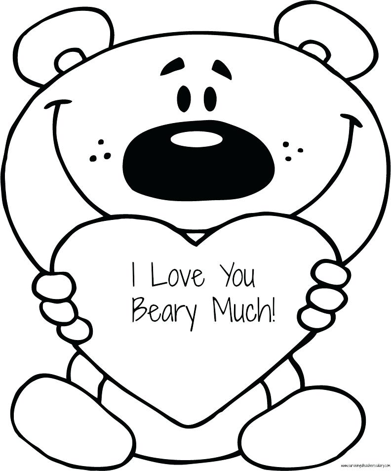 792x953 I Love You Printable Coloring Pages Valentine Coloring Pages