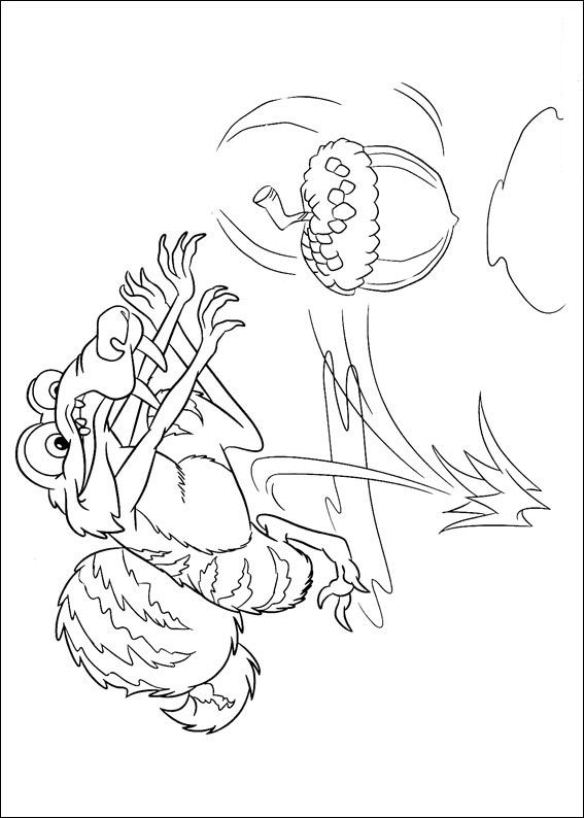 584x818 Kids N 12 Coloring Pages Of Ice Age 4 Continental Drift