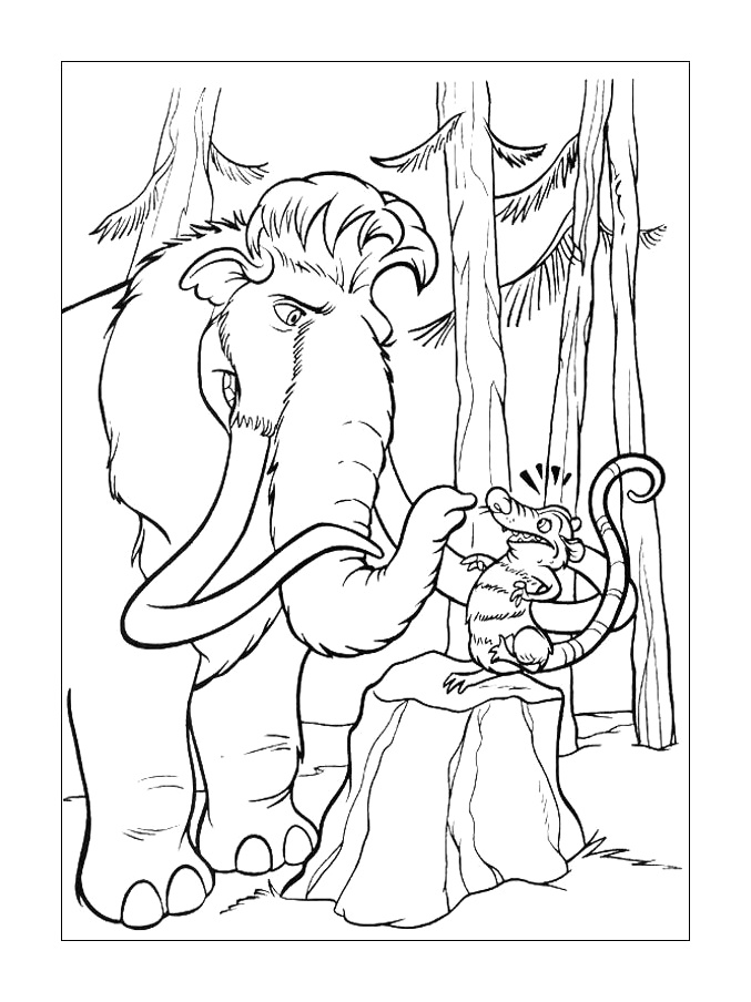 677x904 Ice Age Coloring Pages (7) Coloring Kids