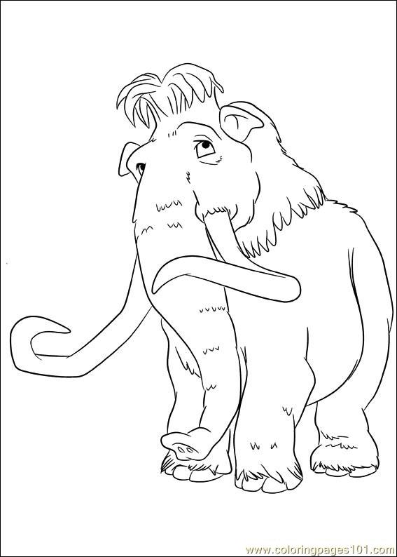 567x794 Ice Age Continental Drift Coloring Pages
