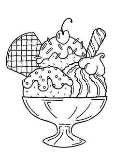 Member's Free Ice Cream Sundae Digital Stamp Set Templates 236x333 Member's Free Ice Cream Sundae Digital Stamp Set Templates