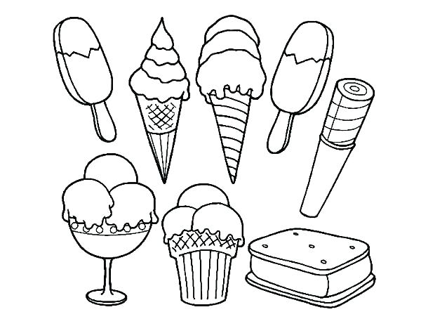 Ice Cream Cone Coloring Printables 600x464 Ice Cream Cone Coloring Printables