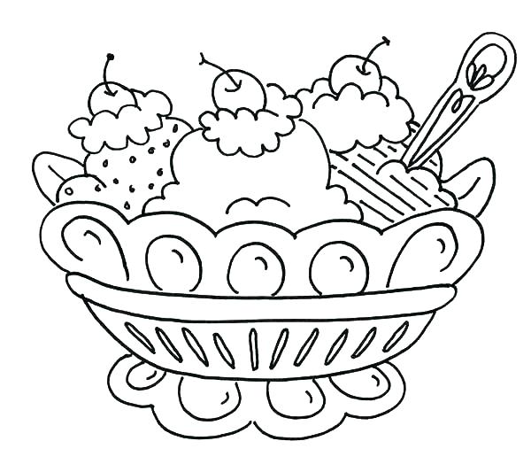 Ice Cream Coloring Pages Ice Cream Cone Chocolate Sprinkles 600x533 Ice Cream Coloring Pages Ice Cream Cone Chocolate Sprinkles