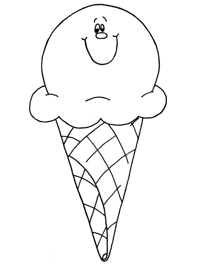 Ice Cream Cone Coloring Pages To Print 700x933 Ice Cream Cone Coloring Pages To Print