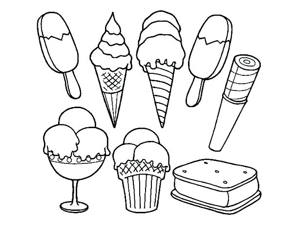 600x464 Ice Cream Coloring Pages To Print Unique Coloring Pages Ice Cream