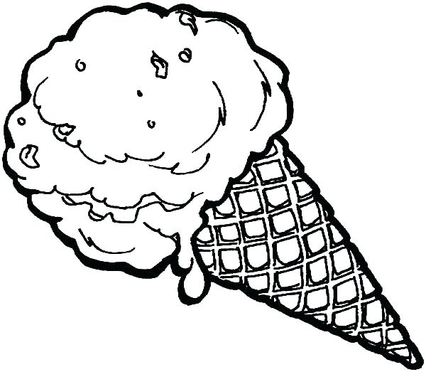 600x523 Ice Cream Coloring Pages Ice Cream Cone Coloring Pages Ice Cream