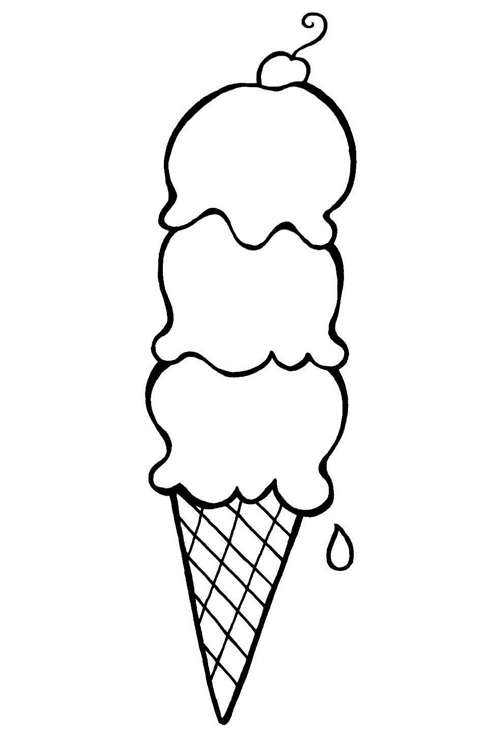 955x1445 Coloring Pages Ice Cream Coloring Sheet