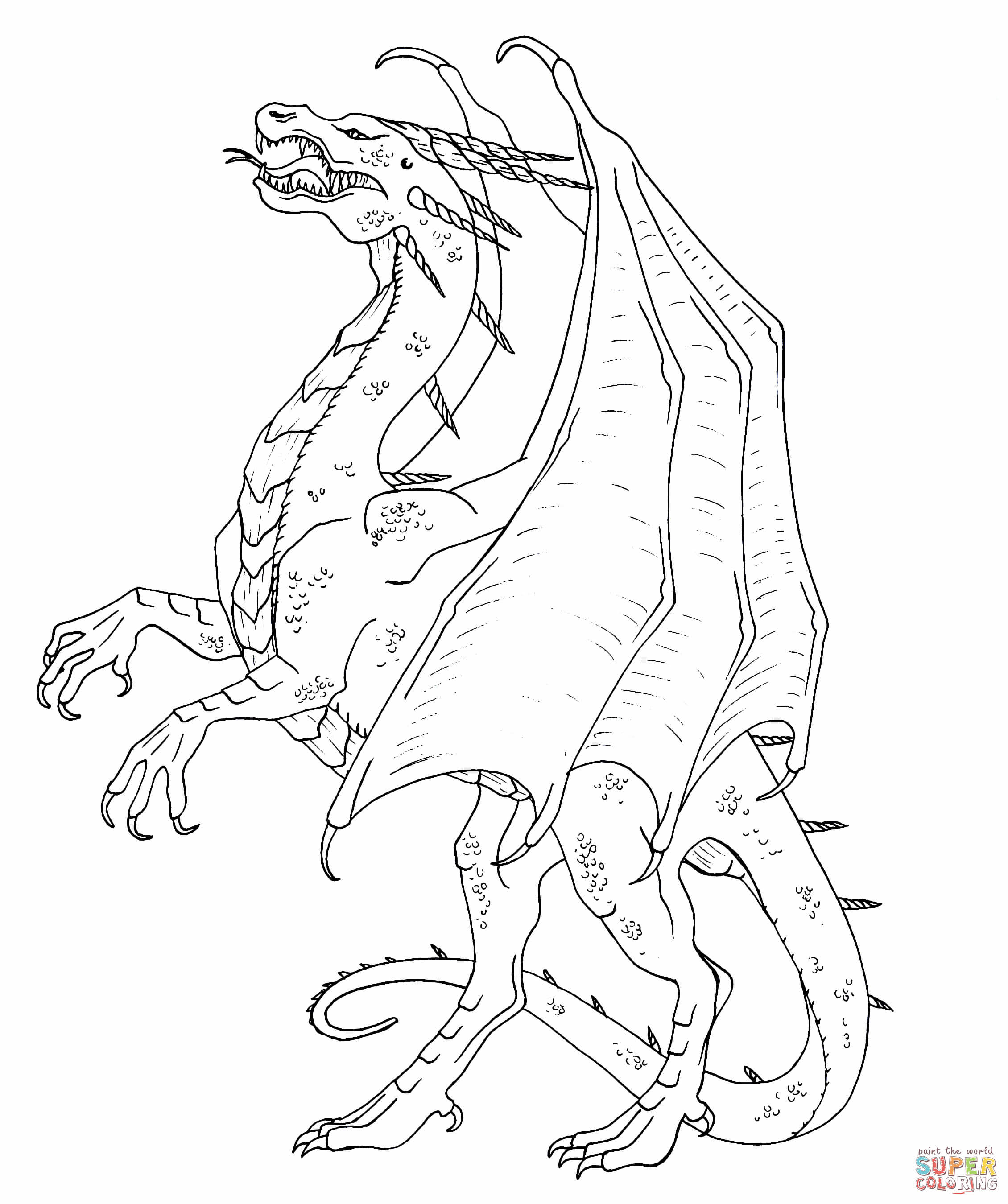 2260x2700 Inspiration The Hungarian Horntail Dragon Coloring Page