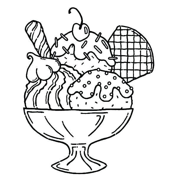 600x600 Ice Coloring Pages Ice Cream Coloring Book Together With Appealing