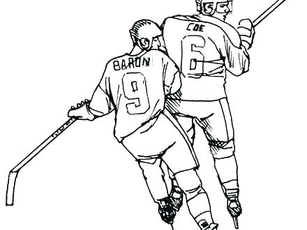 440x330 Nhl Coloring Pages Hockey Goalie Coloring Pages Hockey Coloring