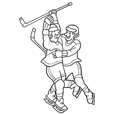 230x230 Top 10 Free Printable Hockey Coloring Pages Online