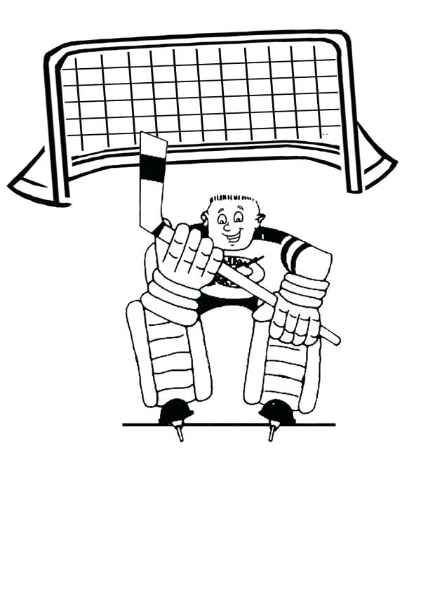 Ice Hockey Goalie Coloring Pages - Ice Hockey Goalie Coloring Pages 15