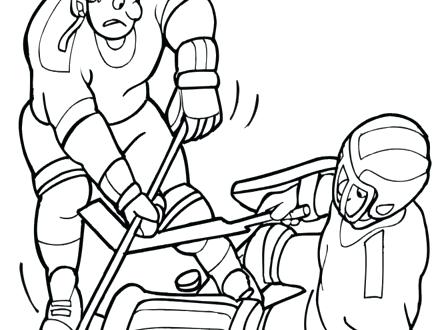 Ice Hockey Goalie Coloring Pages at GetColorings.com | Free printable ...