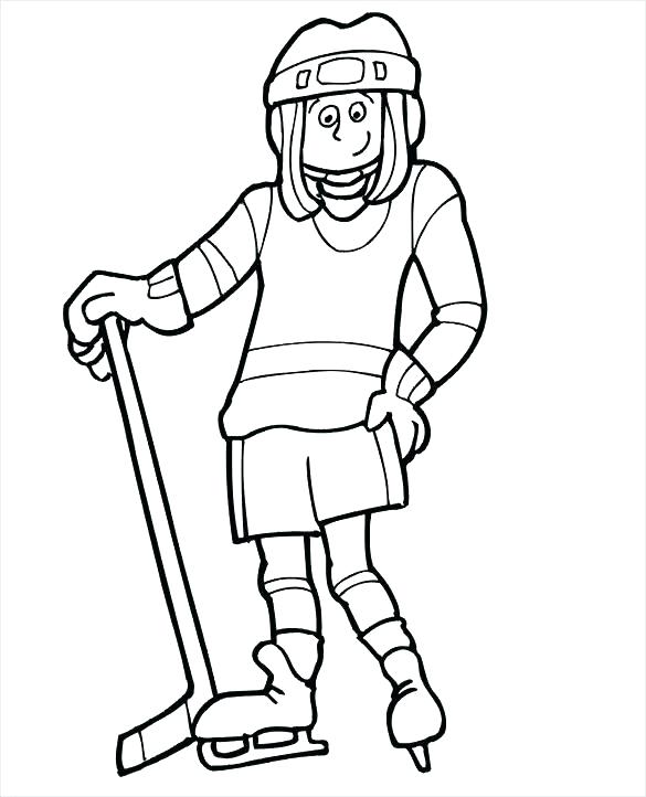 Hockey Goalie Coloring Pages Shippa.co 585x722 Hockey Goalie Coloring Pages Shippa.co