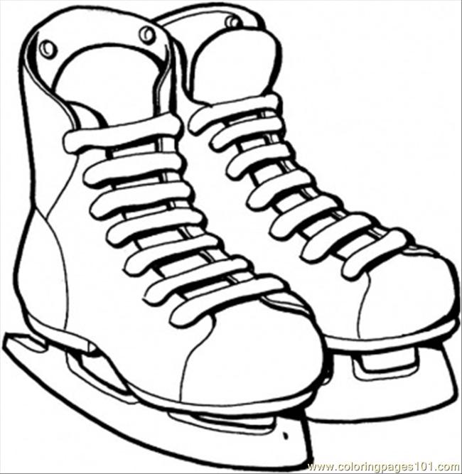 Ice Skates Coloring Page Coloring Page 650x667 Ice Skates Coloring Page Coloring Page
