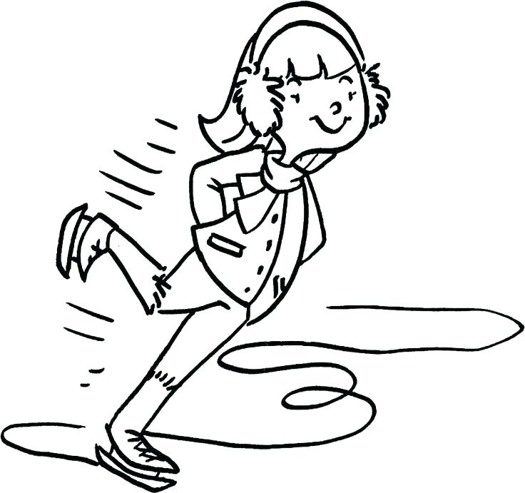 736x691 Skating Coloring Pages Figure Skating Coloring Pages To Download