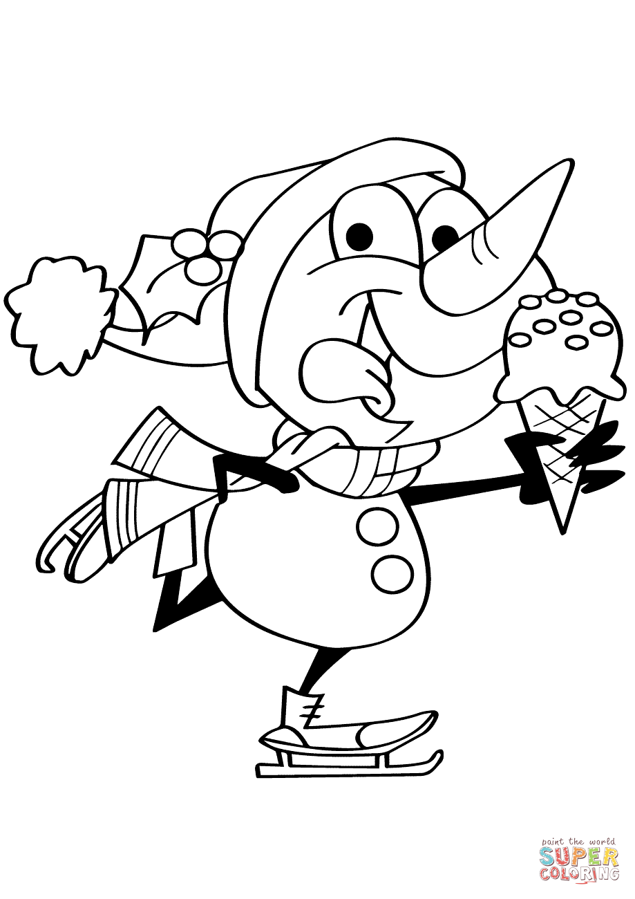 919x1300 Strange Ice Skating Coloring Pages Ana Helloki