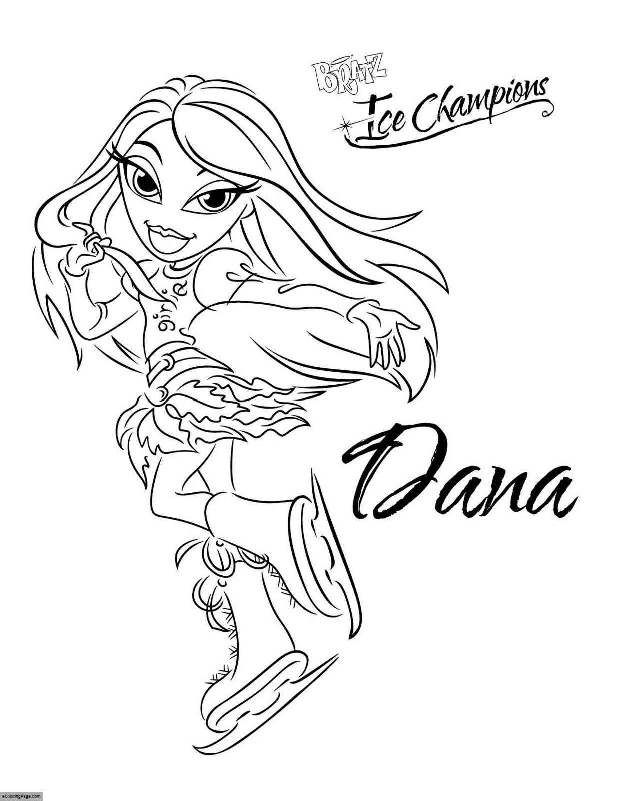 1236x1600 Bratz Coloring Pages Printable Coloring Pages