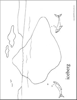 304x392 Coloring Page Landforms