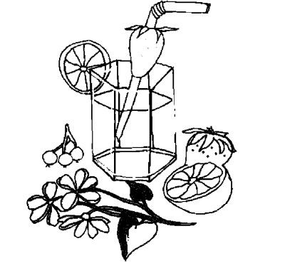 Drinks Coloring Pages 400x370 Drinks Coloring Pages