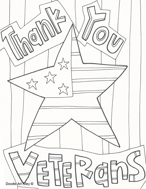 618x800 Veterans Day Printable Coloring Pages