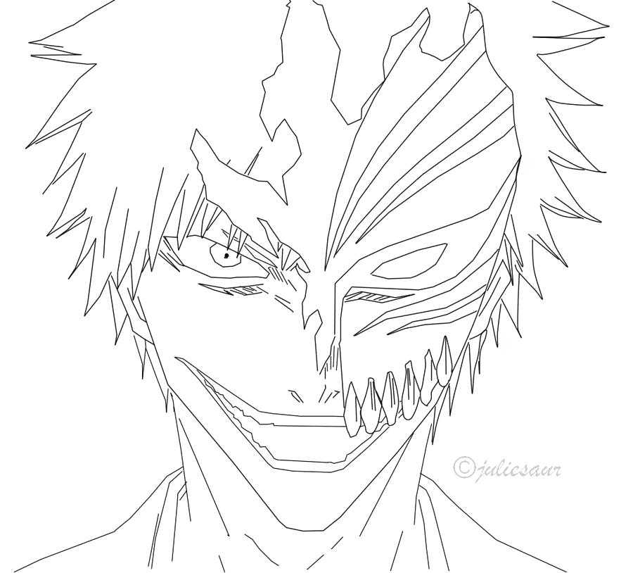 900x814 Ichigo Coloring Pages