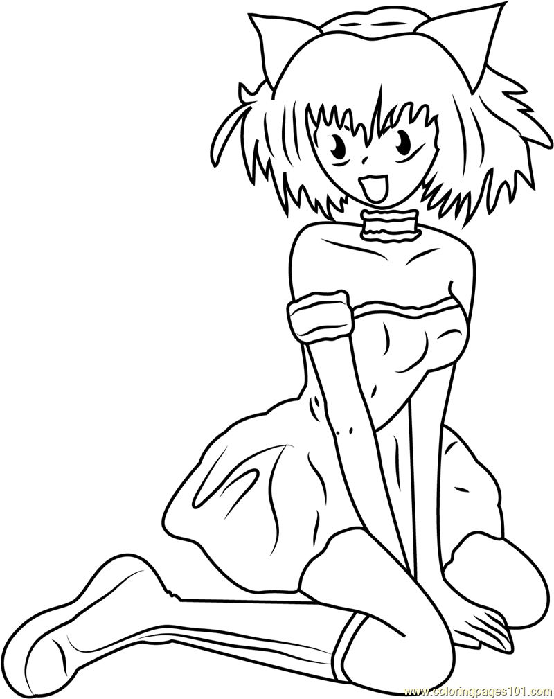800x1009 Ichigo Of Tokyo Mew Mew Coloring Page